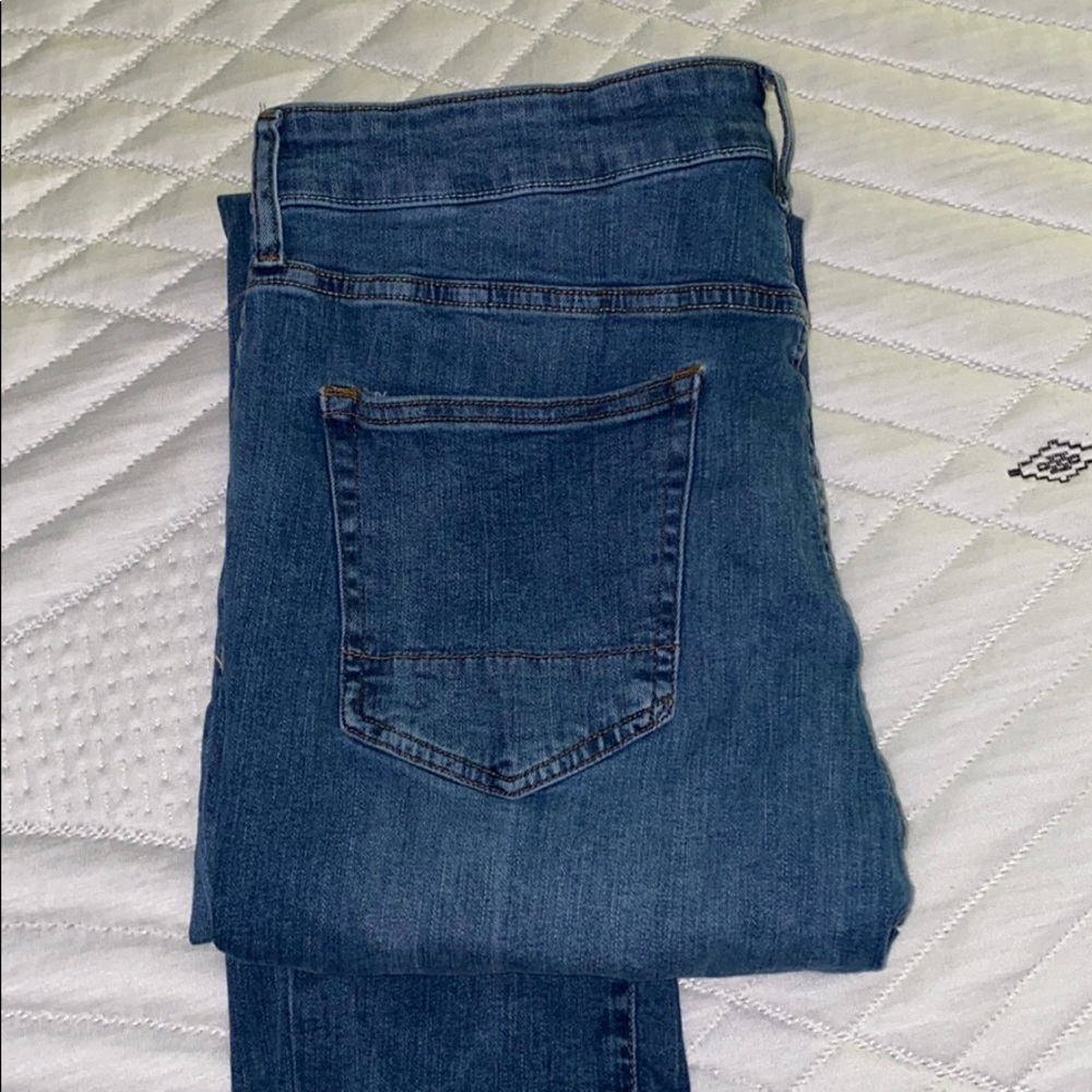 Patched Ripped jeans